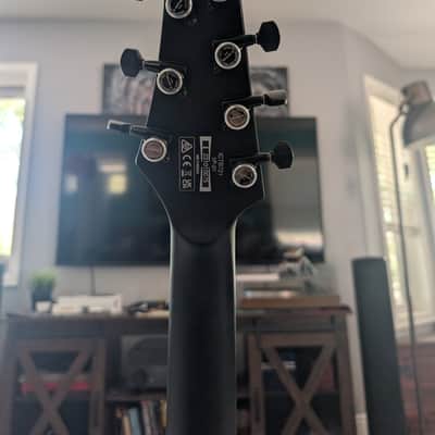 Ibanez ICTB721-BKF Iceman Iron Label 2021 - Present - Black Flat image 4