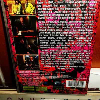 cream disraeli gears sealed new dvd - eric clapton jack bruce ginger baker hard rock blues power image 2
