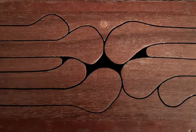 Vintage Thiele Tongue Drum 9 key "New Bones" mid '80s retired model - wood image 1