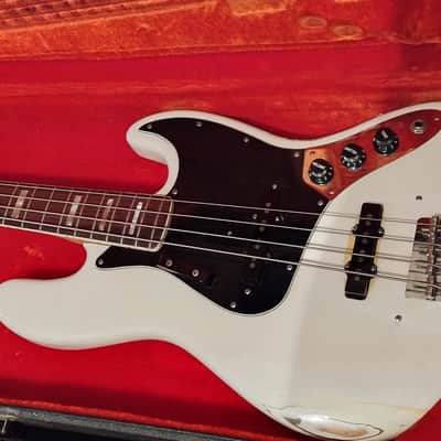 Fender Jazz Bass 1978 Olympic White – All Original Electronics – Vintage Hard Case + Manual image 2