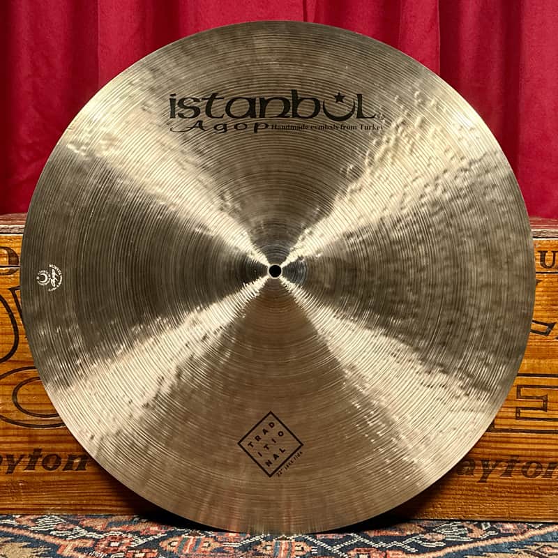 22" Istanbul Agop Traditional Medium Jazz Ride Cymbal 2490g *Video Demo* image 1