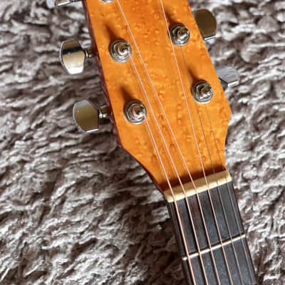 Rare Vintage JAPAN made Washburn D30S 1995 Cedar + Birdseye Maple + Pro Setup image 4