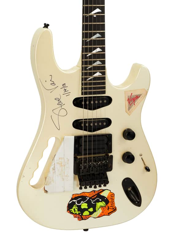 Steve Vai's 1986 Hamer JEM Prototype "Monkey Grip Guitar" incl. Signed Letter of Authenticity - Pre Ibanez - Collector Alert! image 1