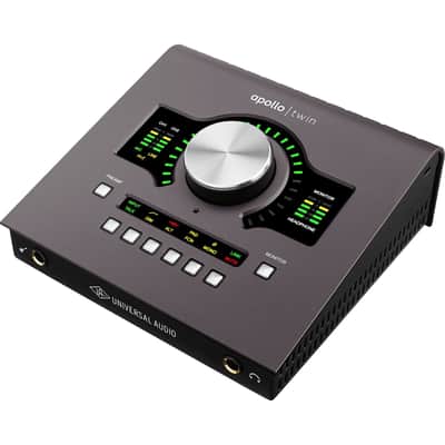 Universal Audio Apollo Twin MKII DUO Heritage Edition, Presonus PX-1 Mic, Mic Stand, POP Filter Bundle image 3