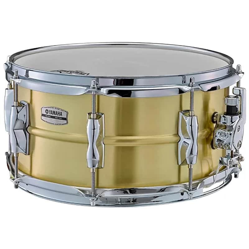 YAMAHA RRS-1365 RECORDING CUSTOM 13X6.5 BRASS SNARE DRUM image 1