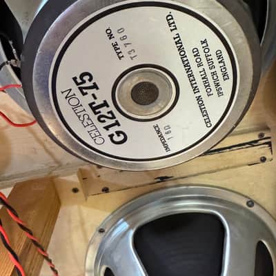 Marshall JCM800 1960A with vented Celestion G12T-75 speakers from 1985 Best Offer Will be accepted image 9