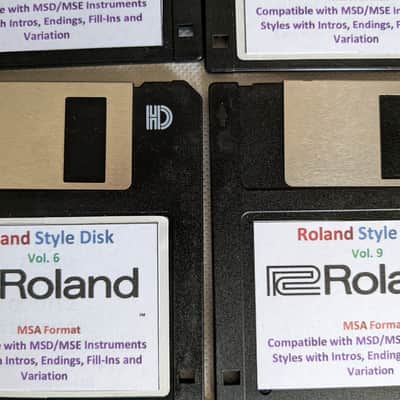 Roland Keyboard Floppy Disk Styles Collection image 6