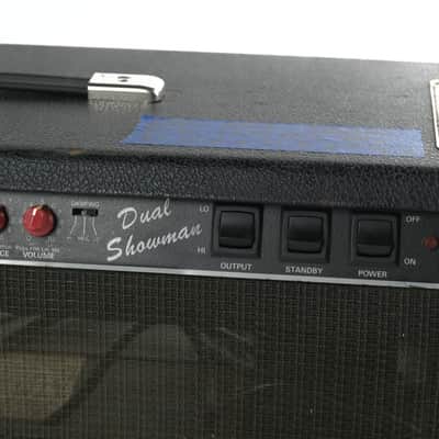 Fender Dual Showman Head Owned by Greg Howe image 7
