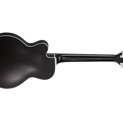 Vox VGA3PSTK Giulietta VGA-3PS (TK Trans Black) Archtop Acoustic/Electric Guitar image 2