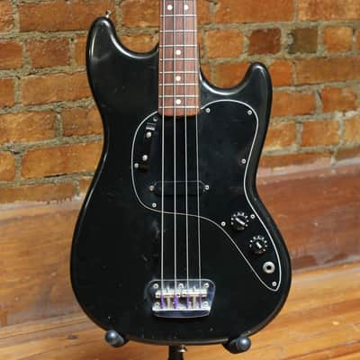 Fender Musicmaster Bass 1978 Black image 1