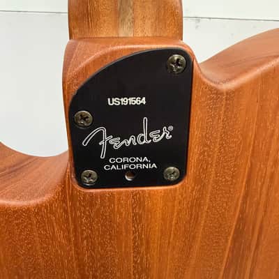 Used Fender American Acoustasonic Telecaster Acoustic Electric Guitar with Fender Gig Bag Sunburst 2019 image 22