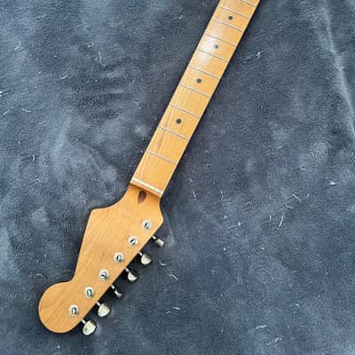 Warmoth Vintage Roasted Maple Neck w/ Gotoh staggered tuners image 3