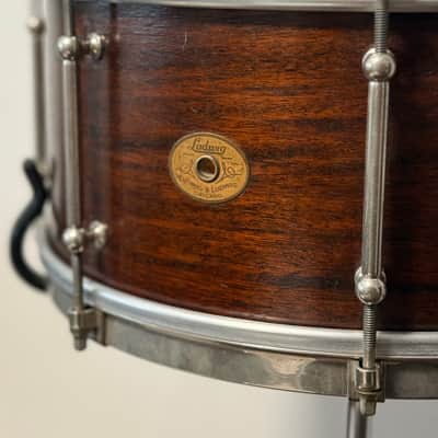 Ludwig & Ludwig 8-lug solid mahogany-1922 image 2