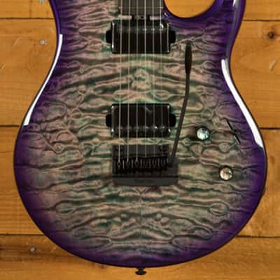 Music Man BFR Luke III Quilt Maple Top Grapes of Wrath | Reverb