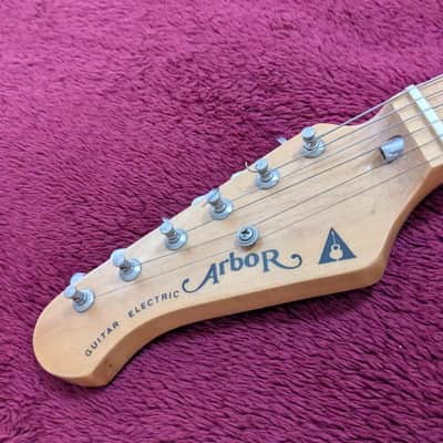 Arbor 416L-MR Lefty Strat copy 1980s - Metallic Red - Made in Korea image 3