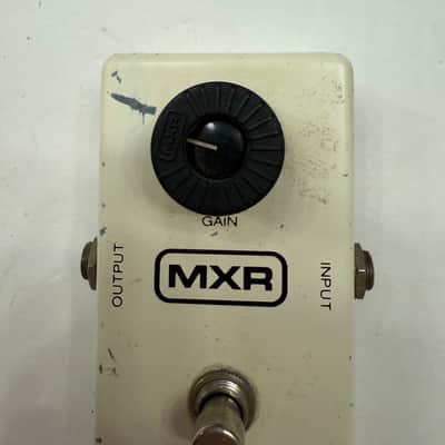 MXR Micro Amp Clean Boost Rare Vintage 1980 Block Logo Guitar Effect Pedal Bild 3