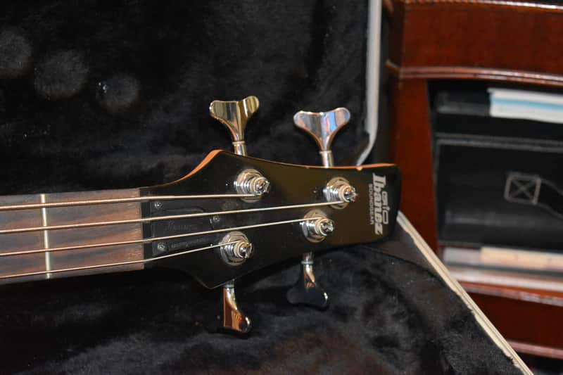 ibanez gio soundgear n427 bass guitar flame top | Reverb