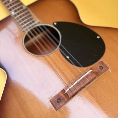 Vintage 1950's Old Craftsman (Kay K22) Sunburst Jumbo Acoustic Guitar image 7