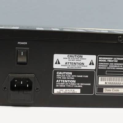 Behringer Ultragraph Pro FBQ3102 31-Band Graphic Equalizer, USED image 6
