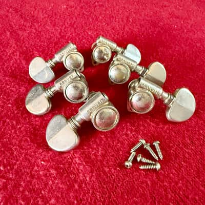 Grover Pat pend Rotomatic Guitsr tuners 1959 1960 - Nickel original vintage USA PAF Gibson martin image 1