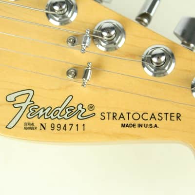 1993 Vintage Fender Stratocaster ULTRA Sunburst AAA Flame Maple Top and Back +OHSC 1990's Strat Bild 21