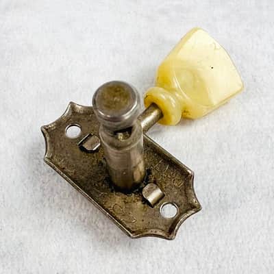 Kluson Deluxe Single Line Single Ring Treble Tuner - Nickel image 4