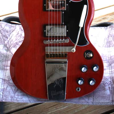 Gibson SG Standard '61 w/ Maestro Vibrola 2022 Gibson Demo Shop Guitar Vintage Cherry image 1