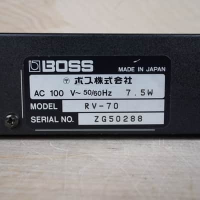 Boss RV-70 Digital Stereo Reverb 1994 Made in Japan MIJ 100V image 5