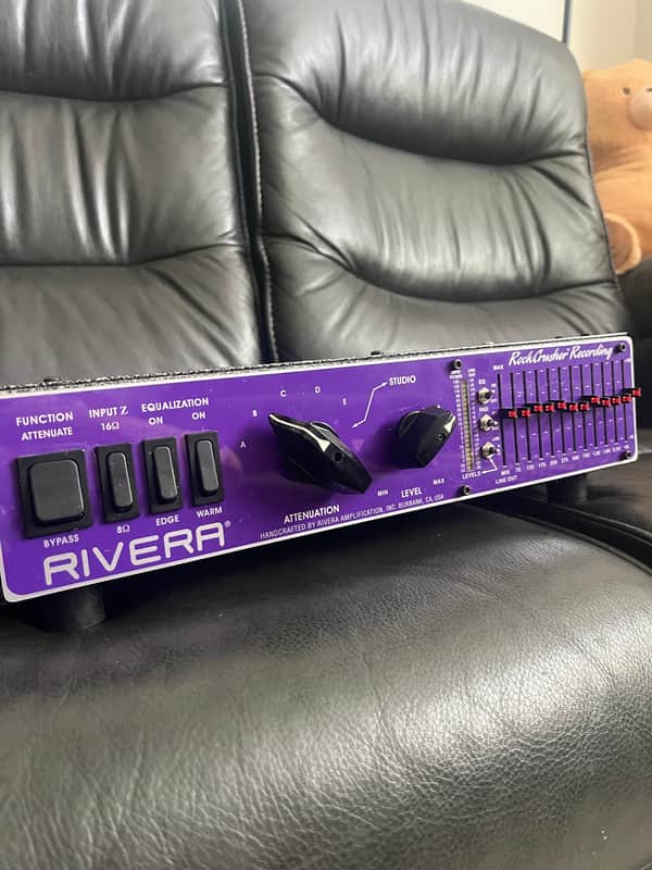 Rivera RockCrusher Recording Power Attenuator & Load Box 8/16 Ohm with EQ
