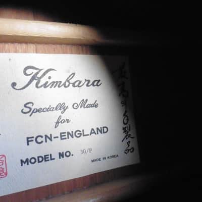 Low Action Vintage Kimbara Electro Acoustic image 13