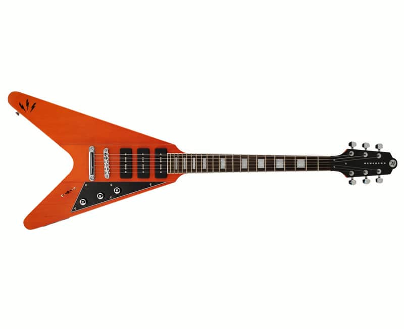 Reverend Ron Asheton Signature Volcano Electric Guitar in Rock