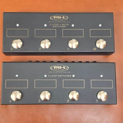 MHS - Mike Hill Services - True Bypass Loop Switcher (Pair) - Black image 2