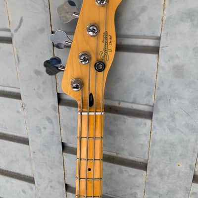 Squier Vintage Modified Telecaster Bass Special 2013 - 2014 - Vintage Blonde image 3