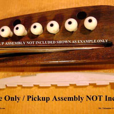 Takamine G Series TGP0756KS INTEGRATED STRAIGHT Saddle for CP100 pickup / OEM part / Saddle Only / TUSQ image 10