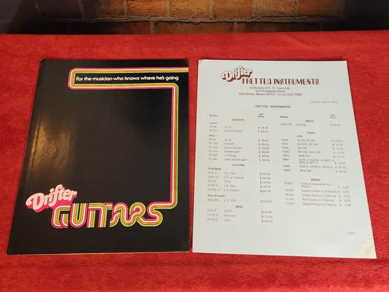 Vintage 1976 Drifter Catalog And Price Sheet #2 image 1