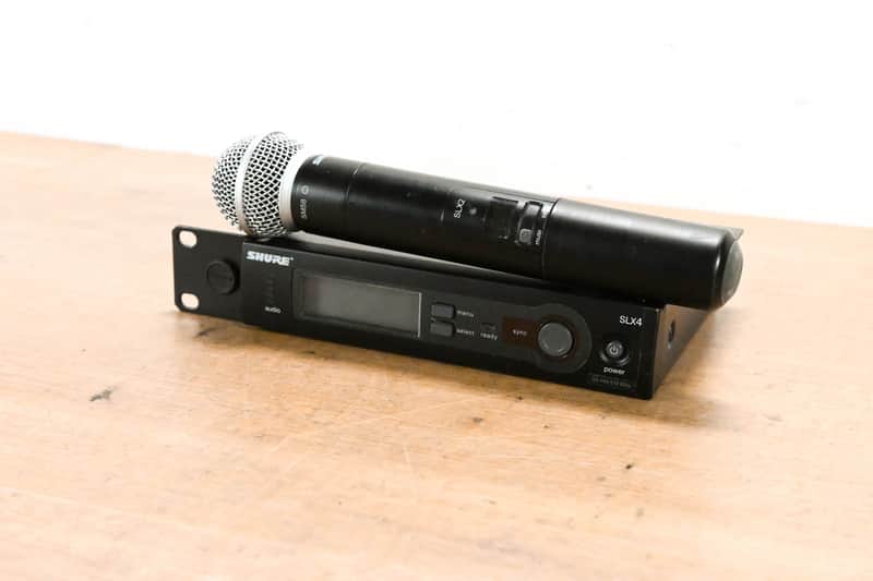 Shure SLX24/SM58 Handheld Wireless System - G5 Band (NO POWER SUPPLY) CG013EG image 1