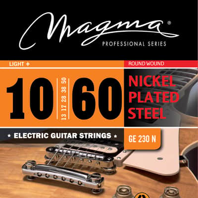Electric Guitar Strings Light +/7 strings Gauge Nickel-Plated Steel Set, .010 - .060 (GE230N) image 2