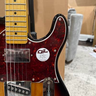 G&L Tribute Series ASAT Classic Bluesboy Semi-Hollow with Maple Fretboard 2010 - Present - 3-Tone Sunburst image 4