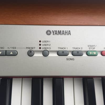 Yamaha P-120 Digital Professional stage piano with sheet music stand, X-brace stand, sustain, ac image 11