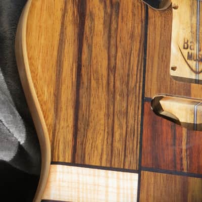 Babik Custom Telecaster Style body, Black Limba, handmade, Art Top image 3