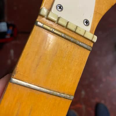 Gretsch Broadkaster Neck 1970s good condition vintage Baldwin Maple image 5