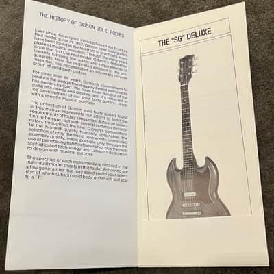 Gibson Solid Body Series Brochure 1980’s image 2