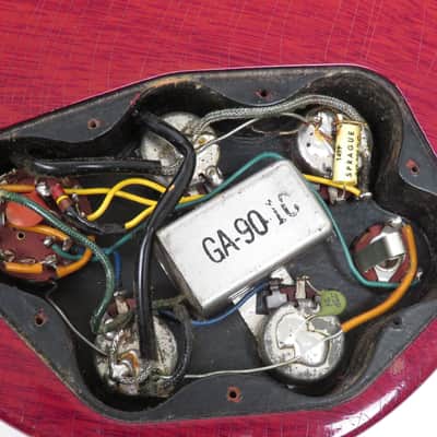 1961 Gibson EB-3 - Cherry Finish - First Year Example - Original Black Pebble Case image 16