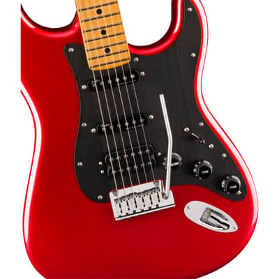 Fender American Ultra II Stratocaster HSS MN Sinister Red - Electric Guitar image 3