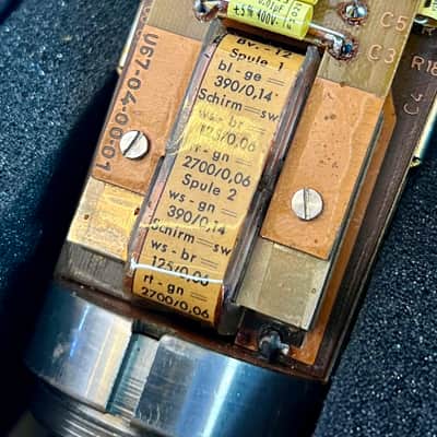 Neumann U-67 Tube microphone 1960’s - Nickel original vintage mic Ardent Studios image 6