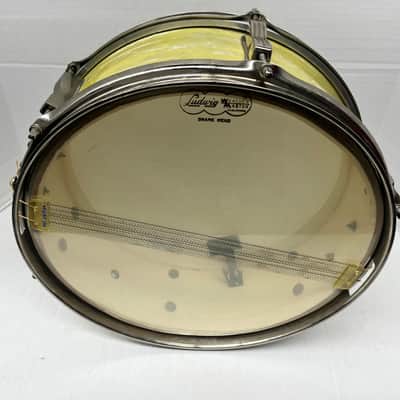 Ludwig No. 491 Pioneer 5x14" 6-Lug Snare Drum with Keystone Badge 1968 - 1969 - White Marine Pearl image 3