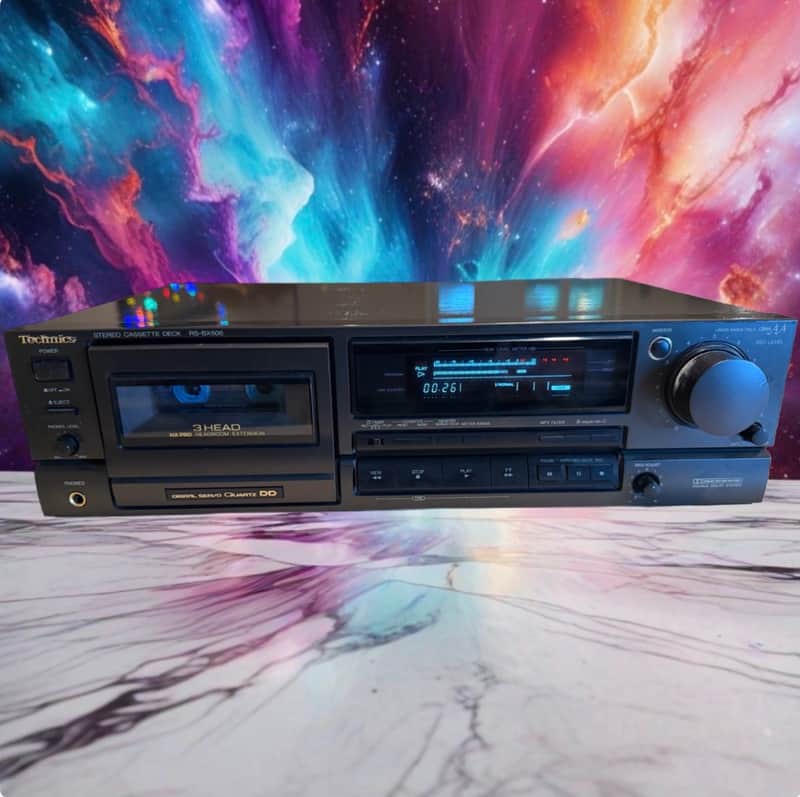 Technics RS-BX606 3-Head Tape Deck Quartz Direct Drive System Fresh Pro Service! image 1