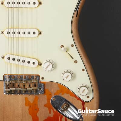 Fender Custom Shop Rory Gallagher Heavy Relic 3 Tone Sunburst 2021 Used (Cod. 1643UG) image 3