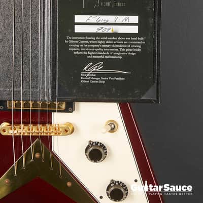 Gibson Flying V Custom Shop 2009 - Burgundy Metallic (Cod.1796UG) image 12