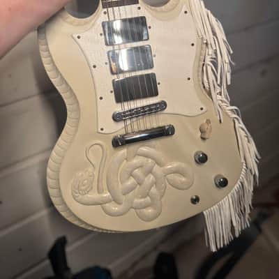 Gibson SG-3 Aged white snake knot image 10